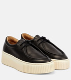 Gabriela Hearst - Fontaina leather platform sneakers