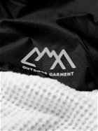 Comfy Outdoor Garment - Octa Logo-Print Ripstop, Fleece and Mesh Jacket - White