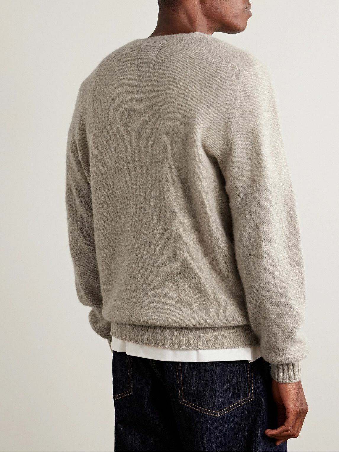 Howlin' - Birth of the Cool Brushed-Wool Sweater - Neutrals