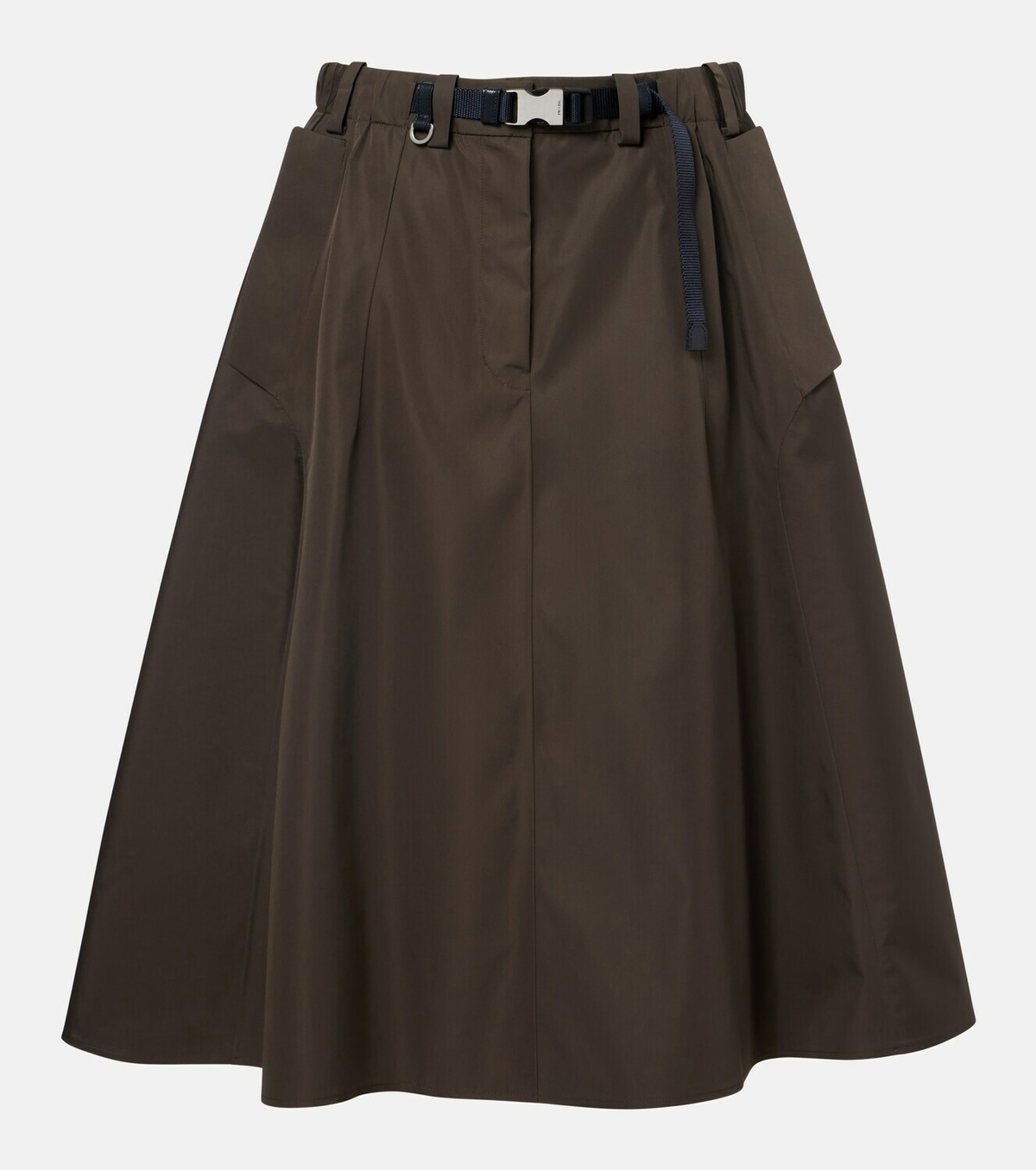Prada Belted midi skirt