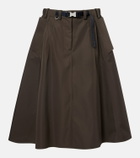Prada Belted midi skirt