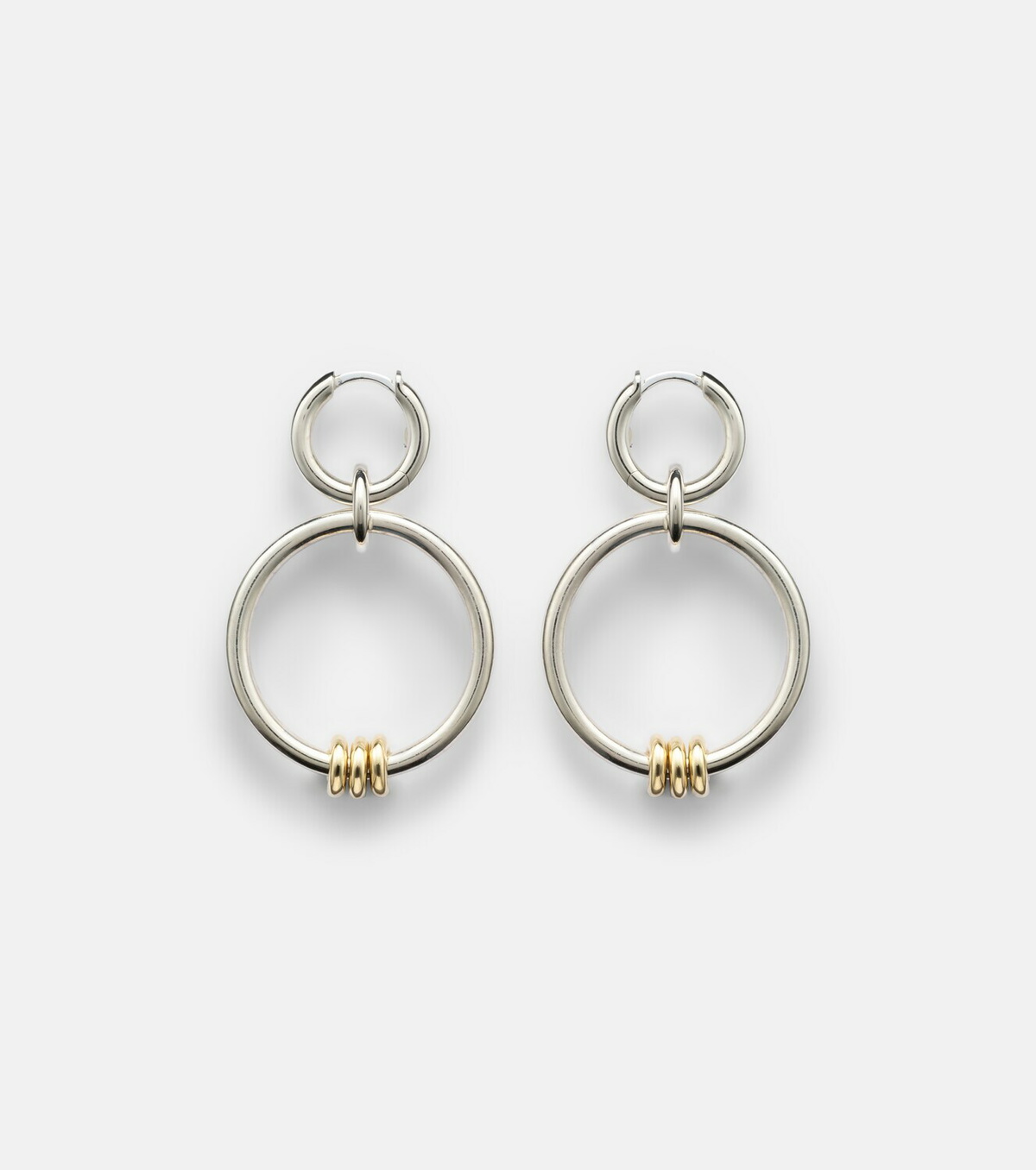 Spinelli Kilcollin Asha sterling silver and 18kt gold earrings