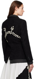 Comme des Garçons Homme Plus Black Layered Blazer