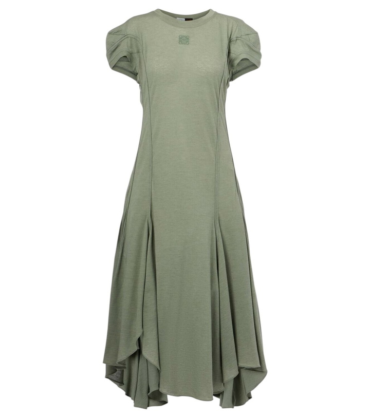 Photo: Loewe Paula's Ibiza cotton-blend midi dress
