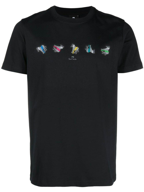 Photo: PS PAUL SMITH - Zebra Repeat Cotton T-shirt