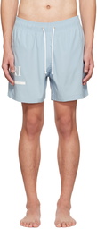 AMIRI Blue MA Bar Swim Shorts