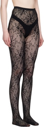 Swedish Stockings Black Rosa Lace Tights