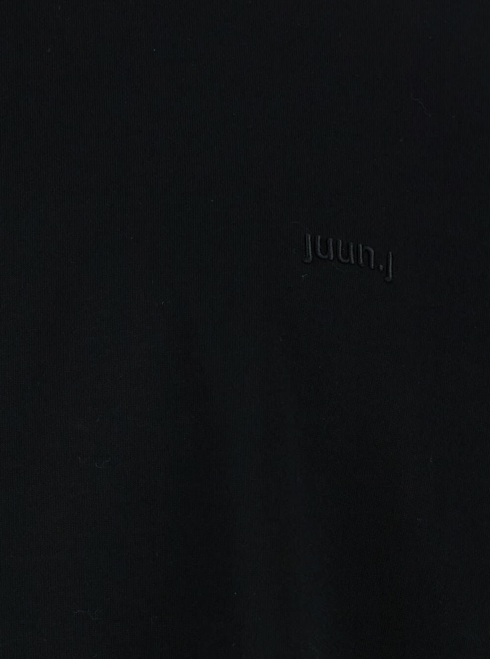 Juun.J Black Oversize T-shirt With Rear Graphic Print In Cotton Man