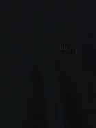 Juun.J Black Oversize T-shirt With Rear Graphic Print In Cotton Man
