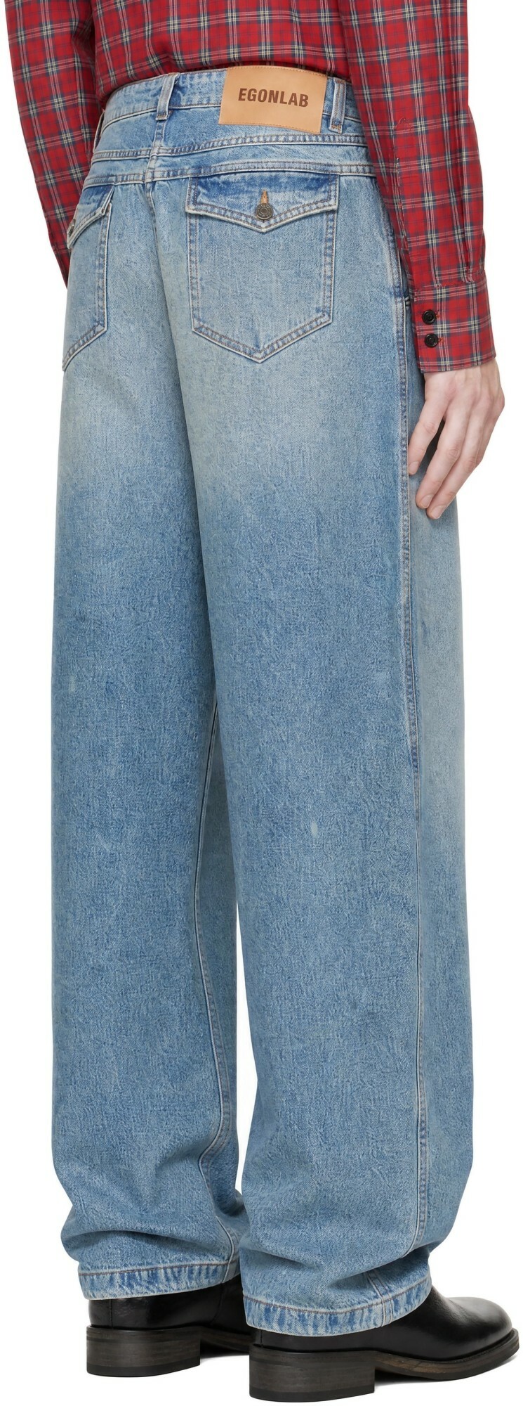 EGONlab Blue Baggy Jeans