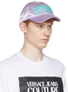 Versace Jeans Couture Purple & Green Logo Cap