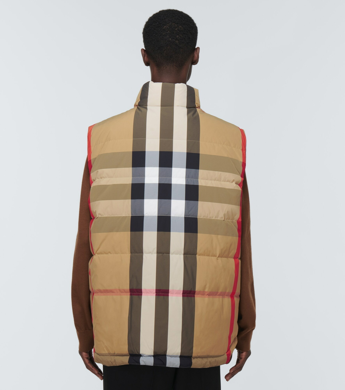Burberry - Reversible checked down vest Burberry