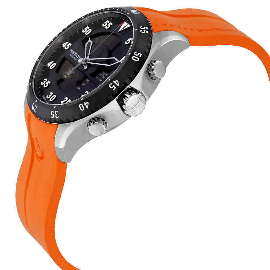 Hamilton Khaki Flight Timer Dual Display Chronograph Mens Watch H64554431