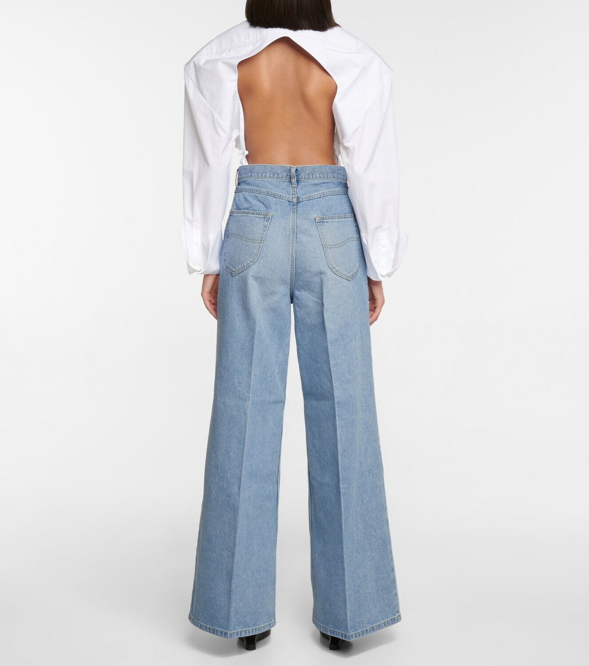 Petar Petrov Wide-leg high-rise jeans