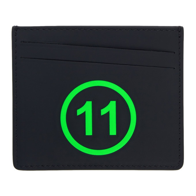Photo: Maison Margiela Black and Green 11 Card Holder