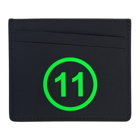 Maison Margiela Black and Green 11 Card Holder