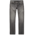 SAINT LAURENT - Slim-Fit Denim Jeans - Gray