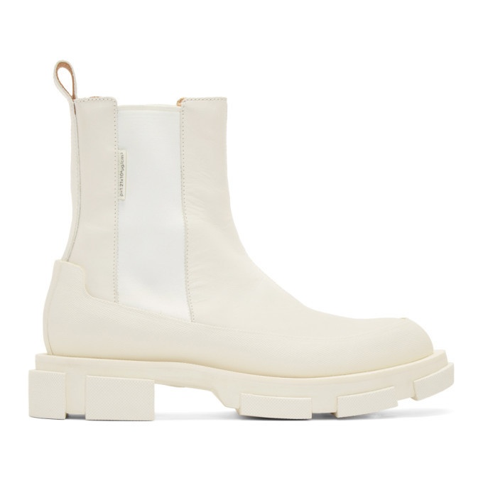 Photo: both SSENSE Exclusive Off-White Gao Chelsea Boots