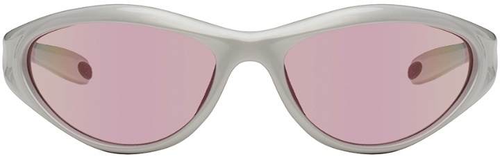 Photo: BONNIE CLYDE Silver & Pink Angel Sunglasses
