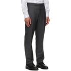 Thom Browne Gray Classic Twill Backstrap Trousers