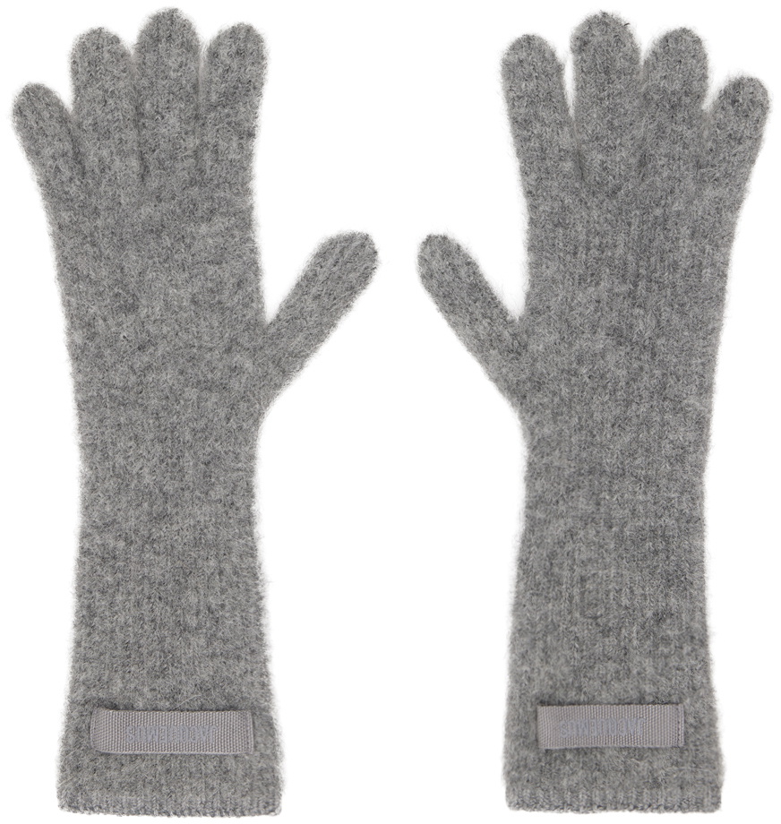 Jacquemus Brown Le Papier 'Les Gants Neve' Gloves Jacquemus