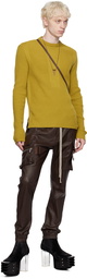 Rick Owens Yellow Fisherman Sweater