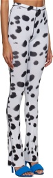 PRISCAVera Black Dalmatian Leggings