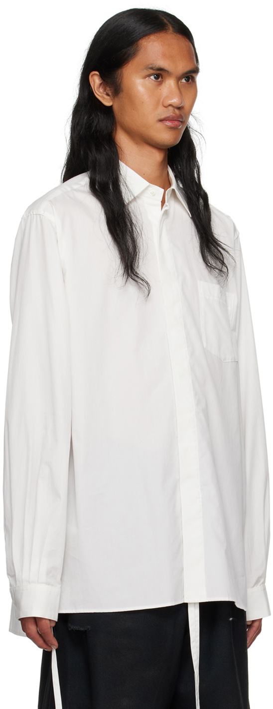 SOSHIOTSUKI White Spread Collar Shirt