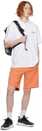 Hugo Orange Relaxed-Fit Shorts