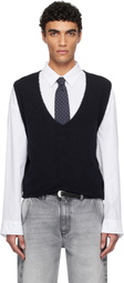 mfpen Black V-Neck Vest