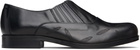 Stefan Cooke Black Perforated Slip On Loafers