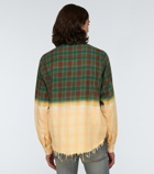 Amiri - Bleached flannel shirt