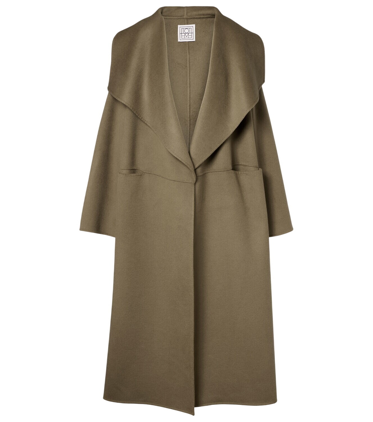 TOTEME Beige Draped Circle Midi Skirt Toteme