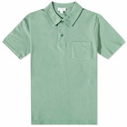 Sunspel Men's Riviera Polo Shirt in Thyme