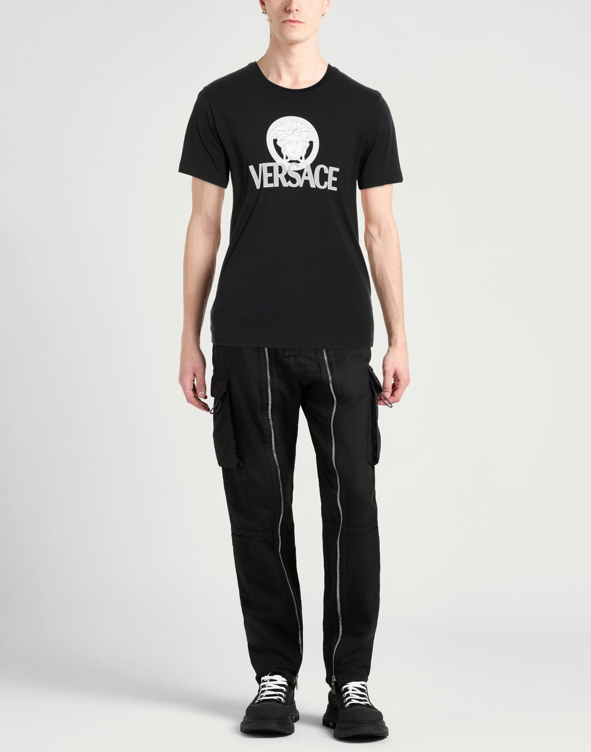 Versace Mens T-shirt in Black