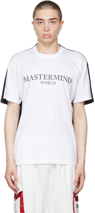 Photo: mastermind WORLD White & Black 2 Color T-Shirt