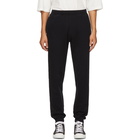 Sunspel Black Loopback Track Pants