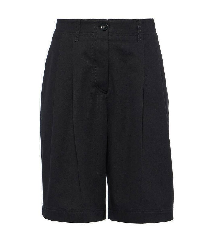 Photo: Toteme Cotton twill shorts