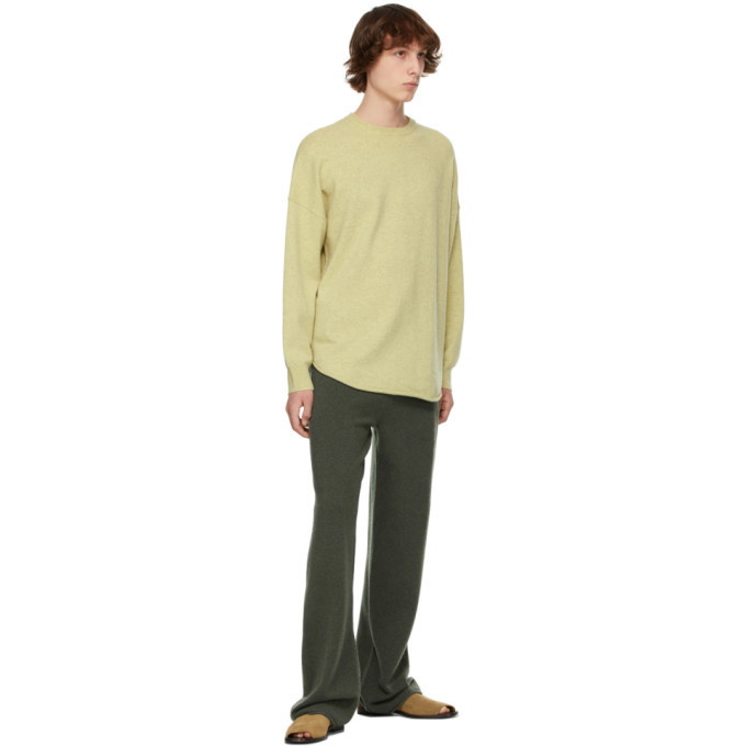 extreme cashmere Green N°53 Crew Hop Sweater extreme cashmere