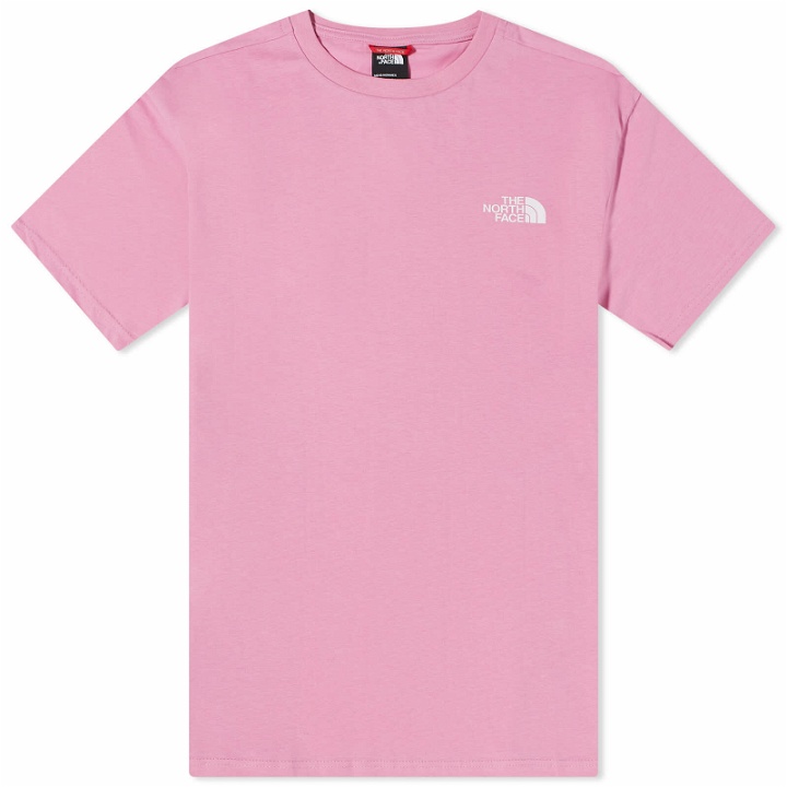 Photo: The North Face Men's Simple Dome T-Shirt in Orchid Pink