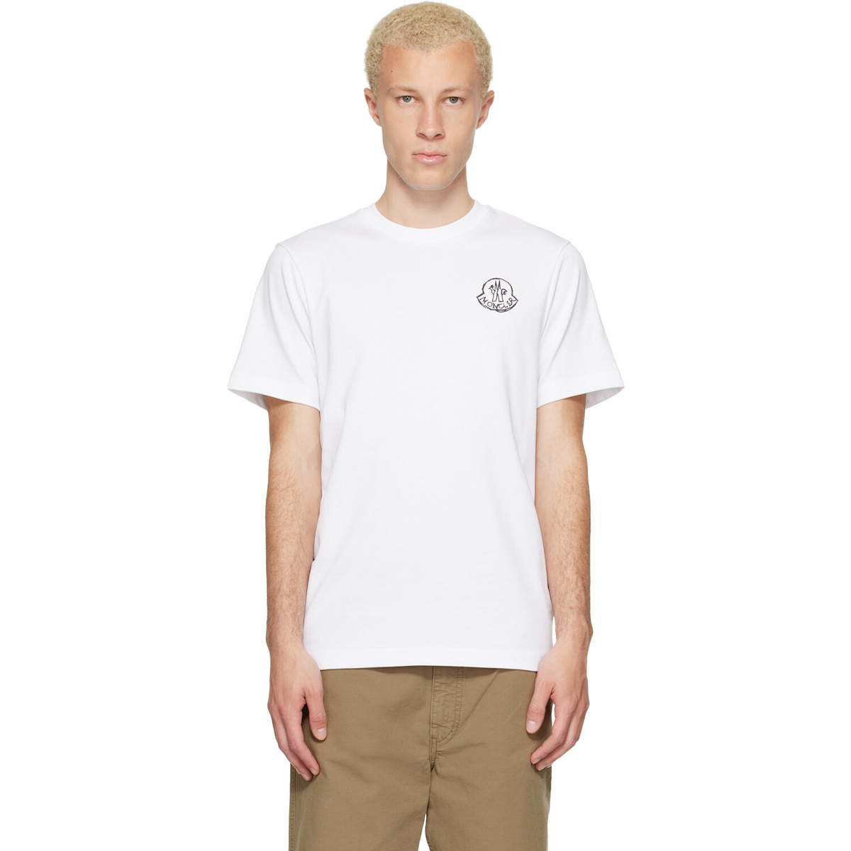 Moncler White S/S T-shirt