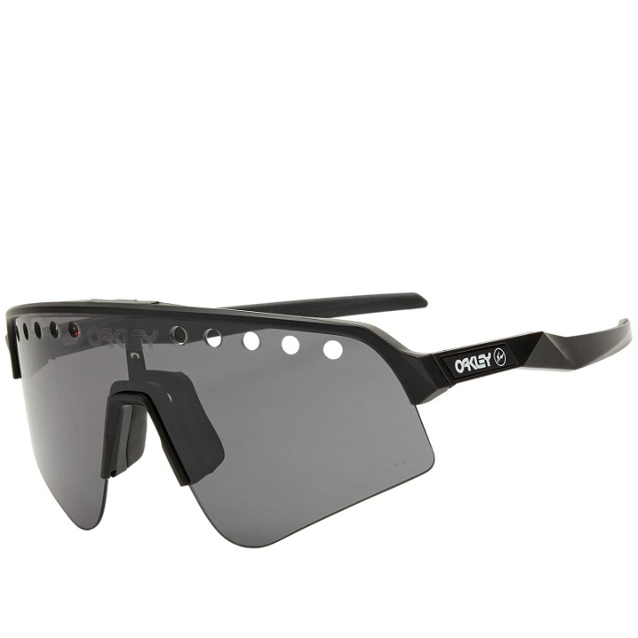 Photo: Oakley x FRGMNT Sutro Lite Sweep Sunglasses in Matte Black/Prizm Grey