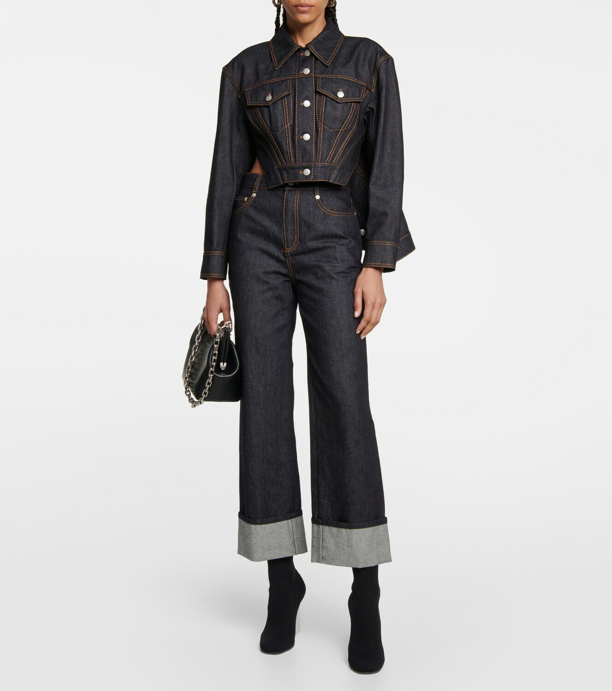 Alexander McQueen Deconstructed denim jacket Alexander McQueen