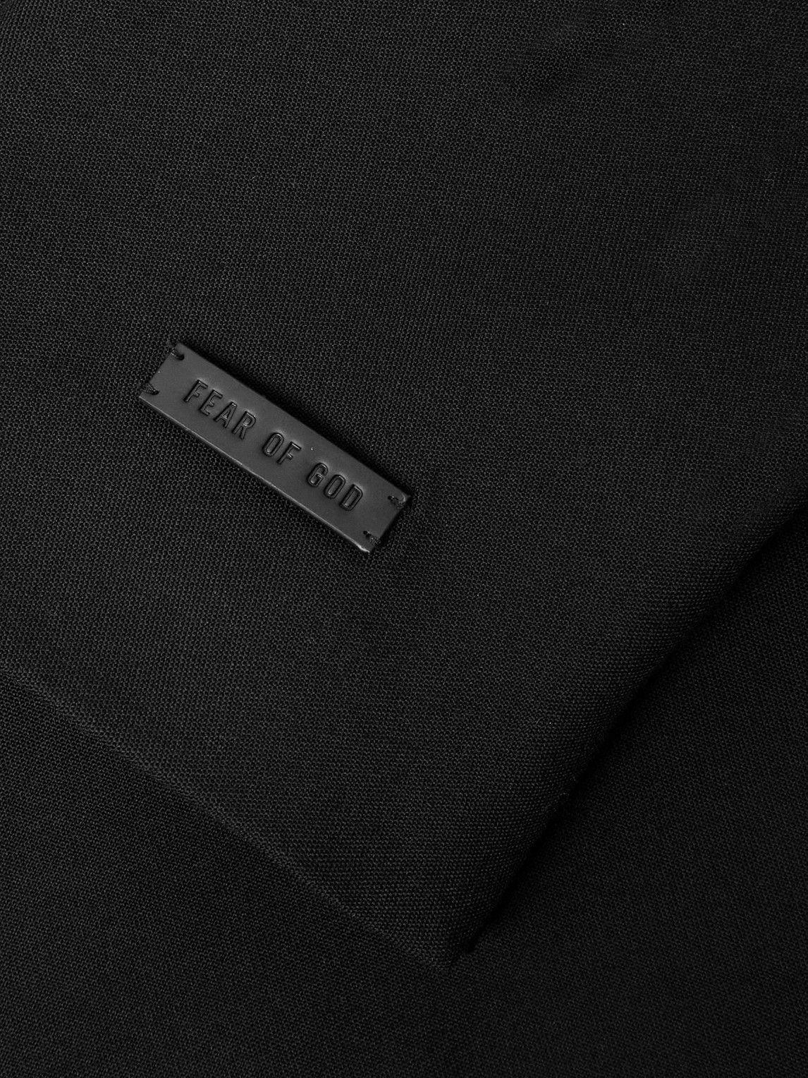 Fear of God - Double-Breasted Cropped Wool-Gabardine Blazer - Black