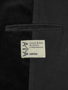 Aspesi - Kuki Garment-Dyed Cotton-Corduroy Blazer - Black
