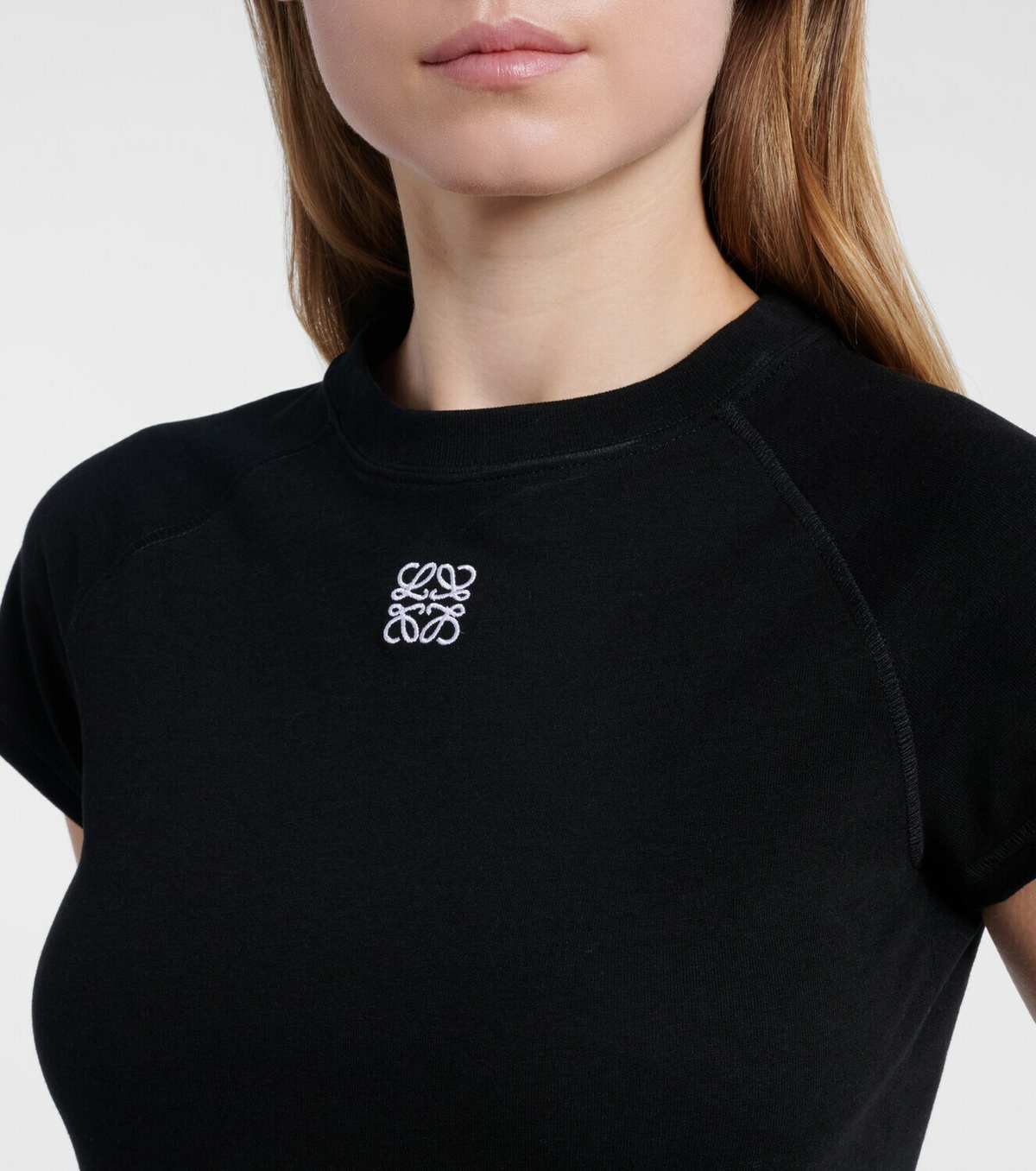Loewe Anagram cotton-blend T-shirt