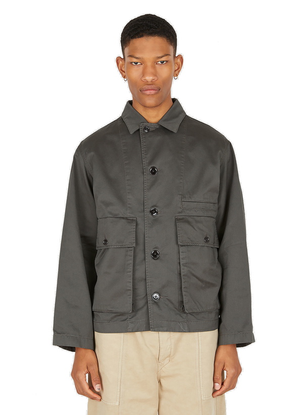 Photo: Boxy Blouson Jacket in Grey