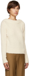 CO Off-White Boat Neck Sweater