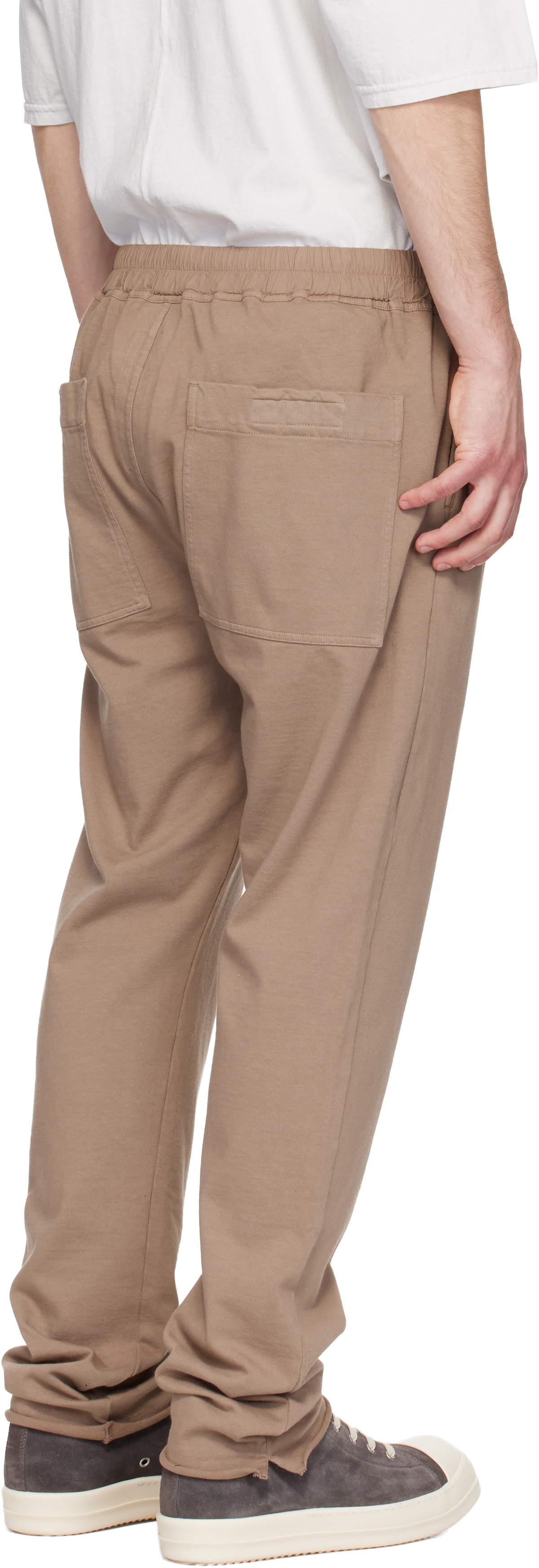 Rick Owens DRKSHDW Taupe Temple Berlin Drawstring Sweatpants