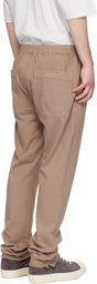 Rick Owens DRKSHDW Taupe Temple Berlin Drawstring Sweatpants